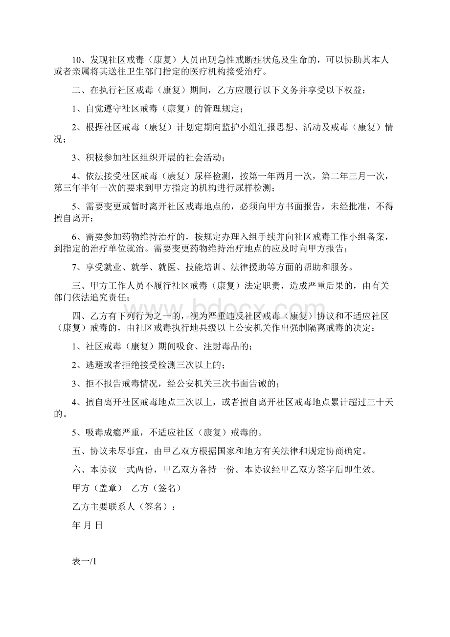 社区戒毒康复人员档案Word格式文档下载.docx_第3页