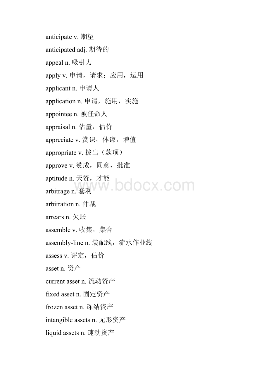 非常给力的BEC中级常考词汇Word下载.docx_第3页