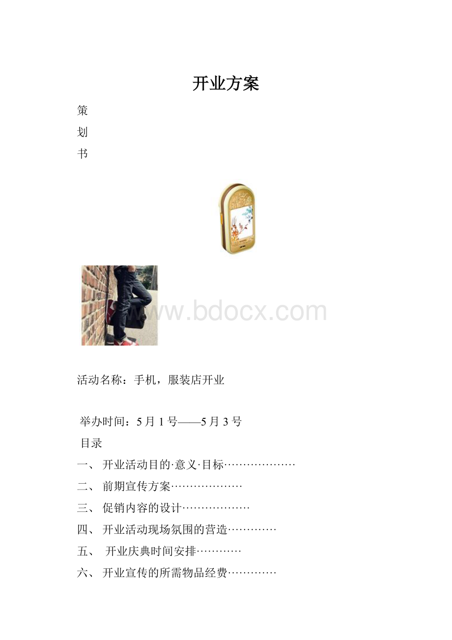 开业方案.docx