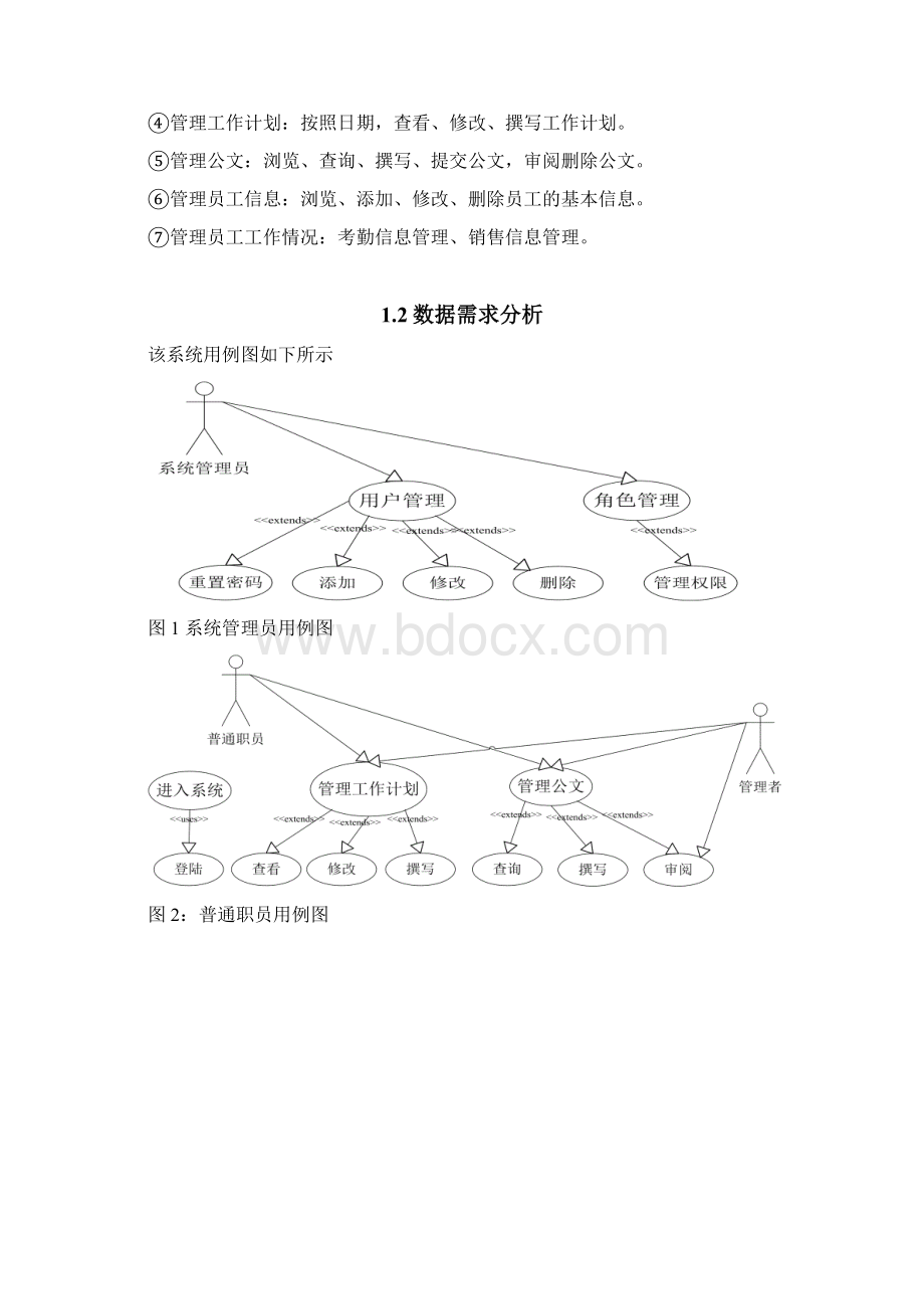 办公自动化管理系统Word文档下载推荐.docx_第2页