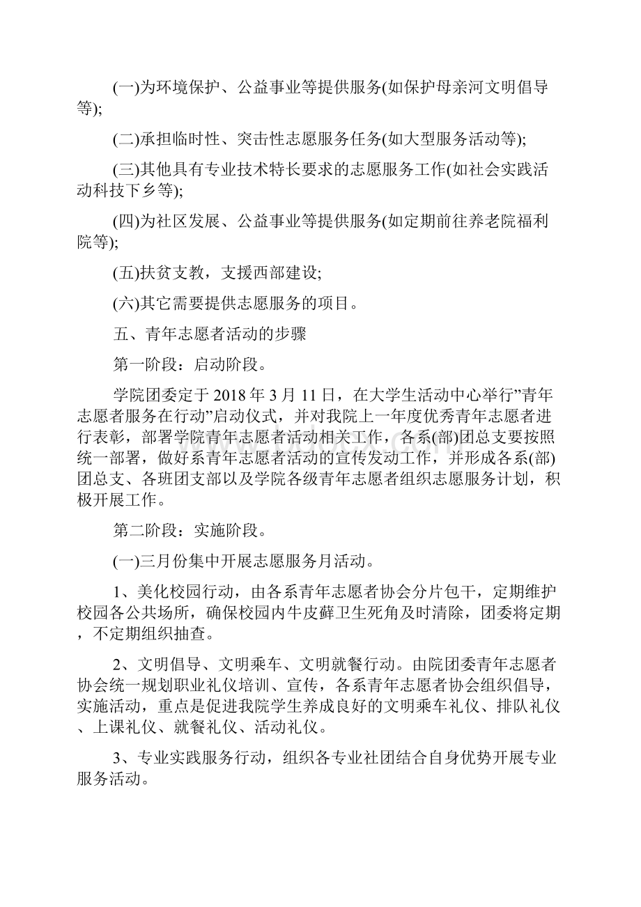 青年志愿者特色活动策划Word格式.docx_第2页