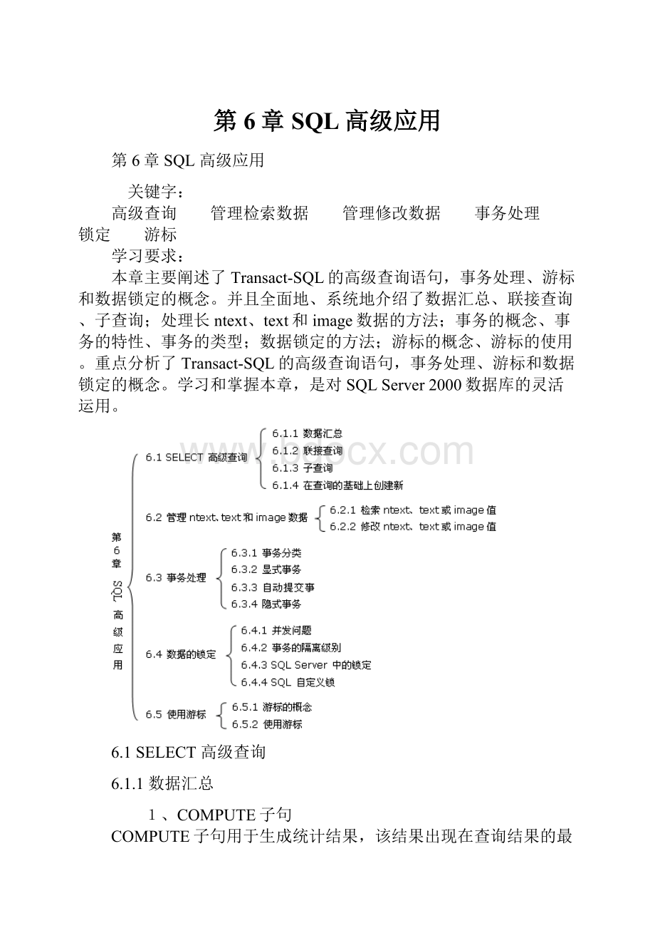 第6章 SQL高级应用.docx_第1页