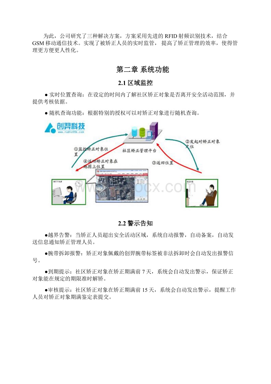 整理社区矫正人员定位管理系统解决方案.docx_第2页