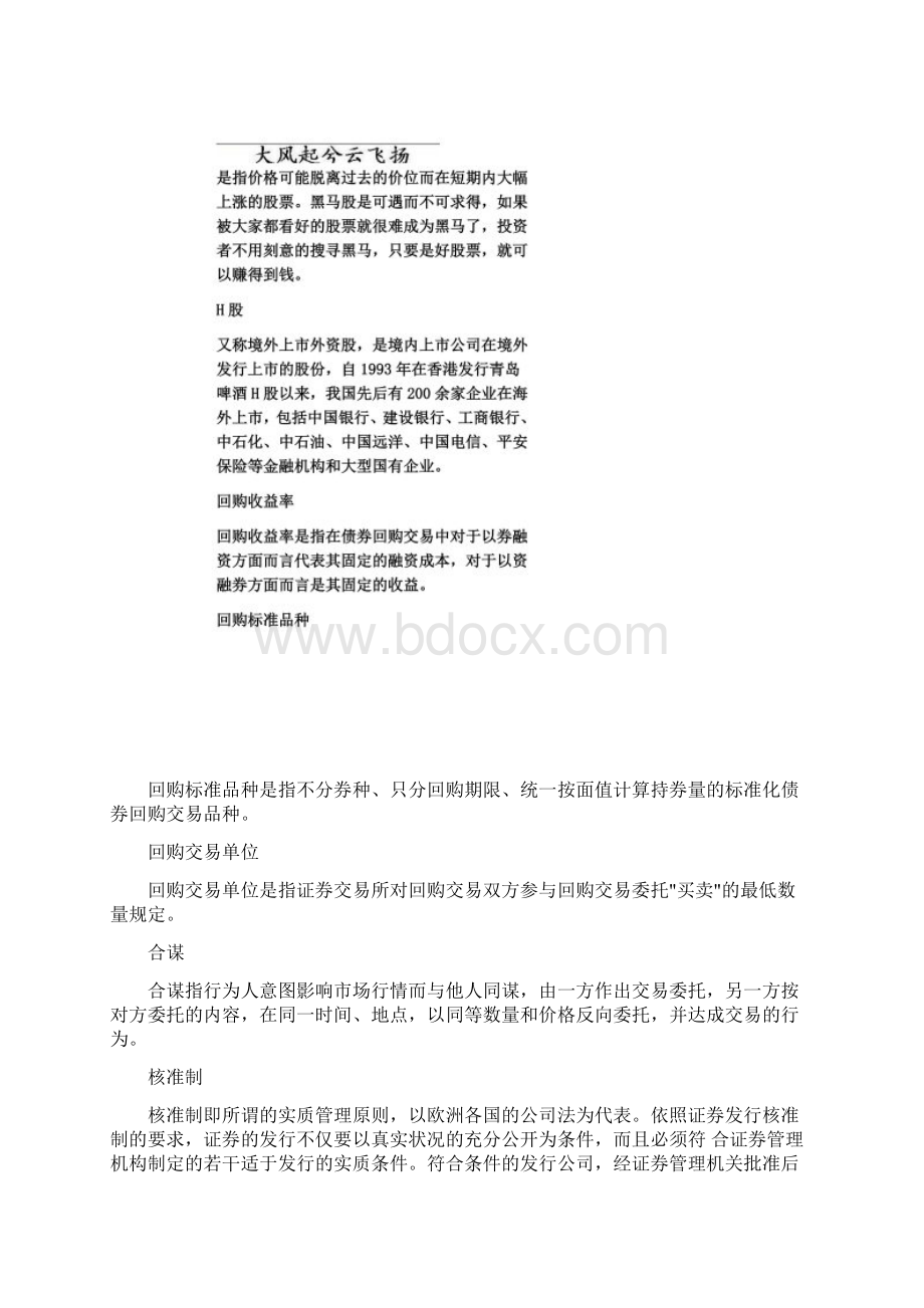 0Wpctru证券从业考试基础知识证券股票名词HKWord文档格式.docx_第2页