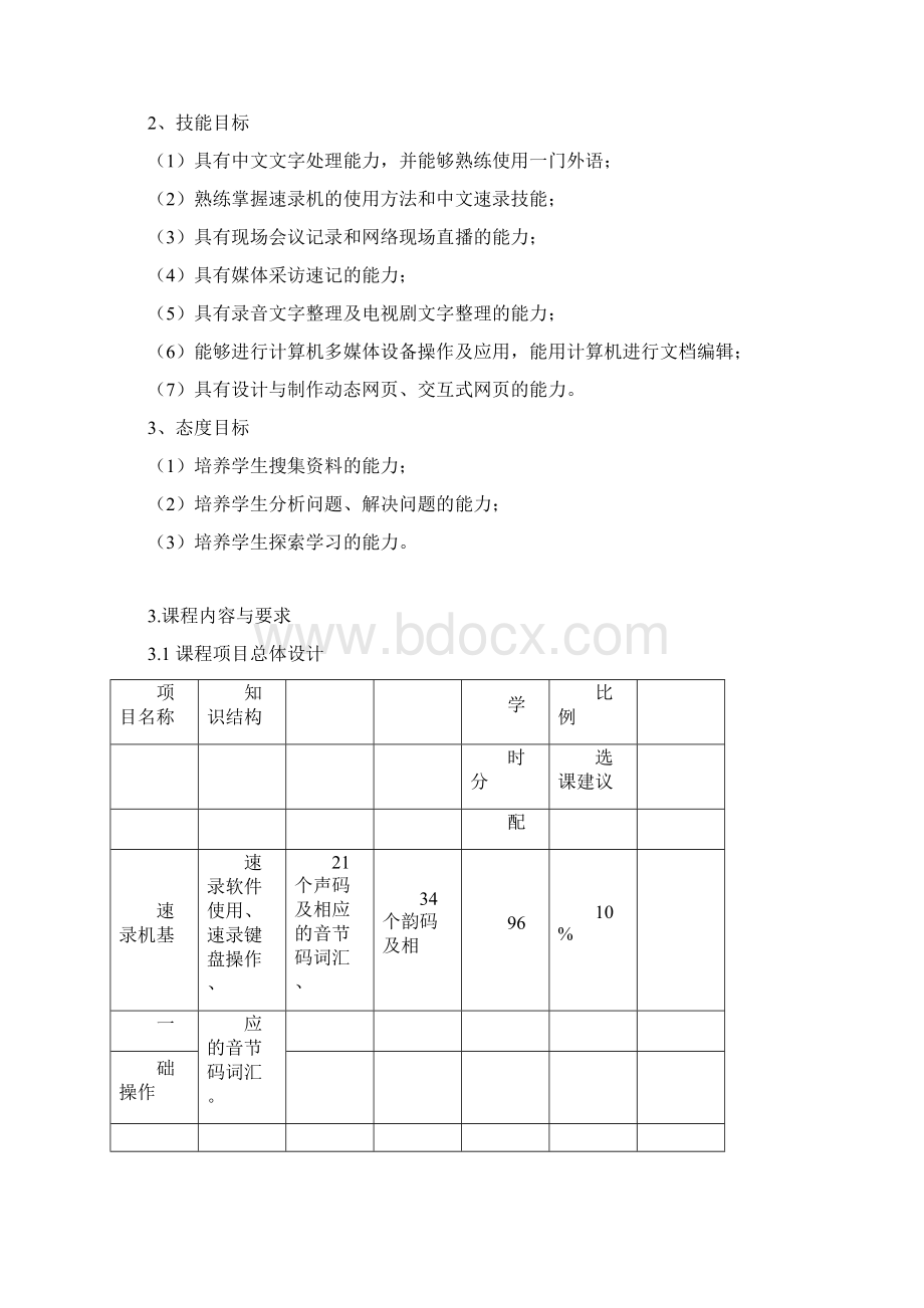 中文速录课程标准.docx_第3页