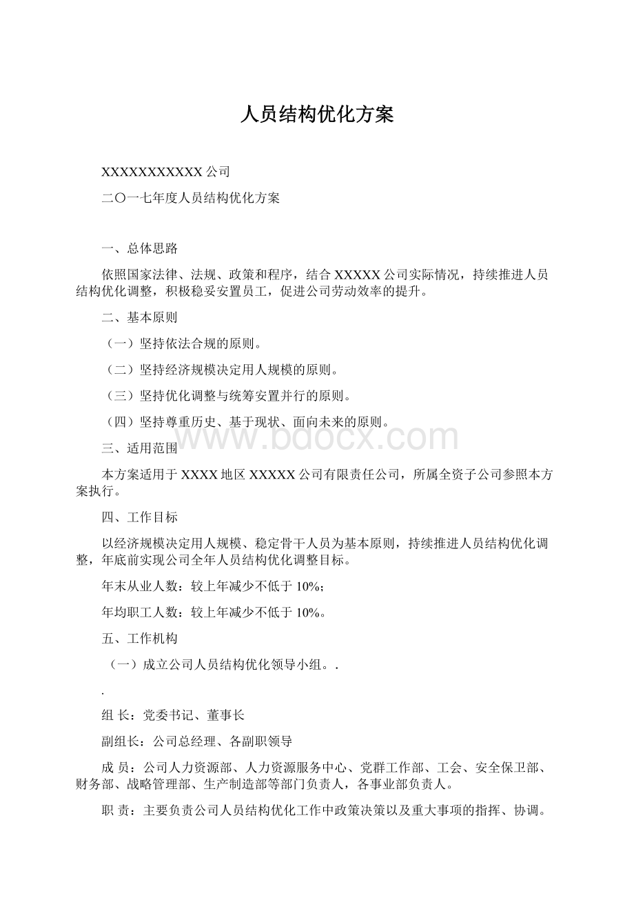 人员结构优化方案.docx