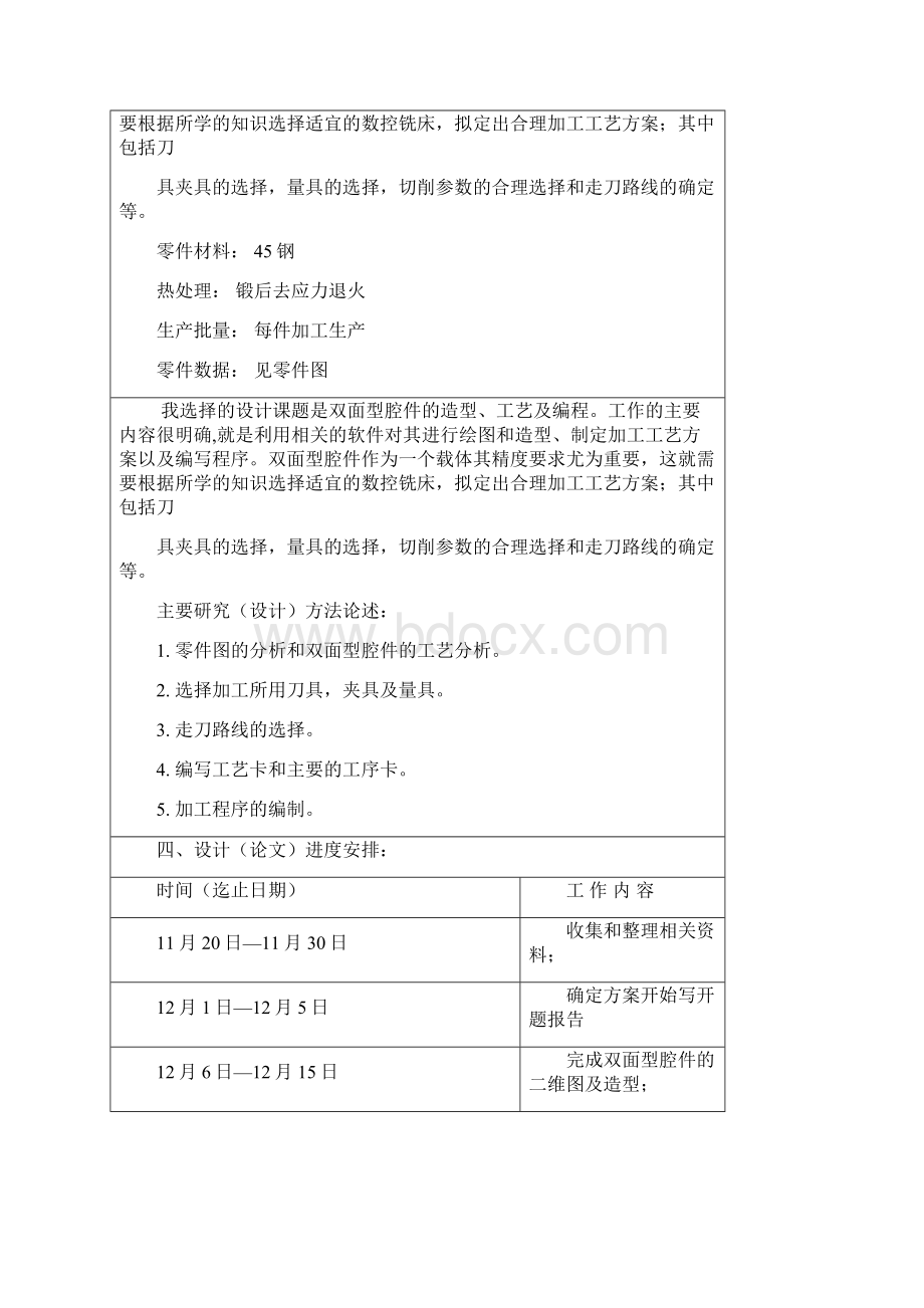 机械毕业设计双面型腔件的造型工艺及编程.docx_第3页