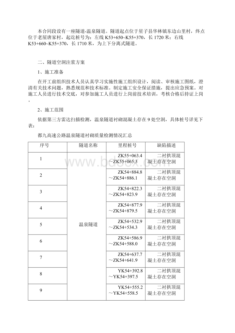 隧道整改方案注浆补喷Word格式文档下载.docx_第2页