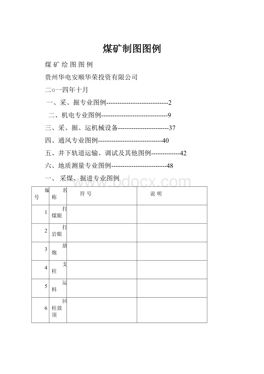 煤矿制图图例.docx_第1页