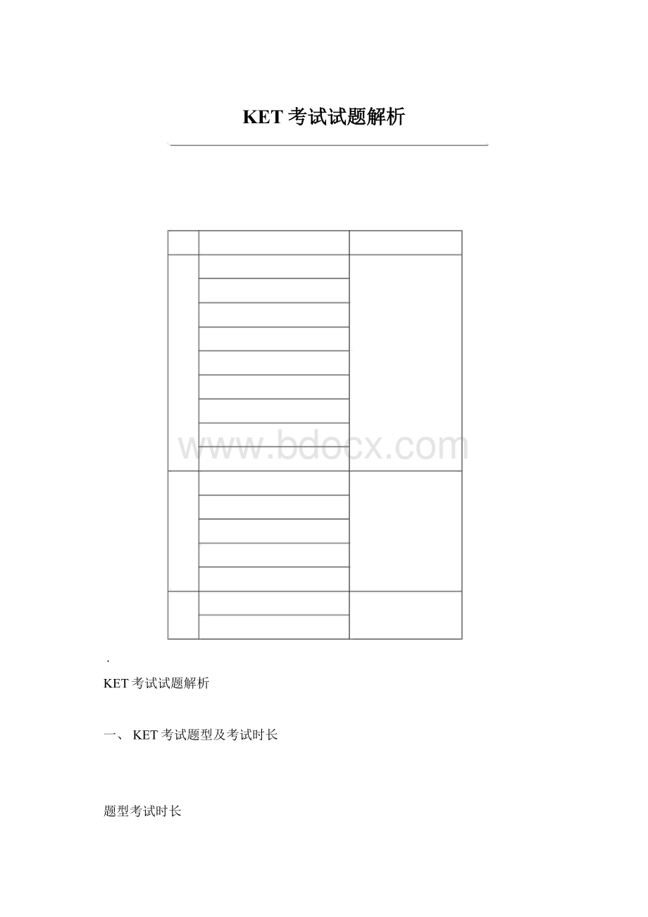 KET考试试题解析Word格式.docx_第1页