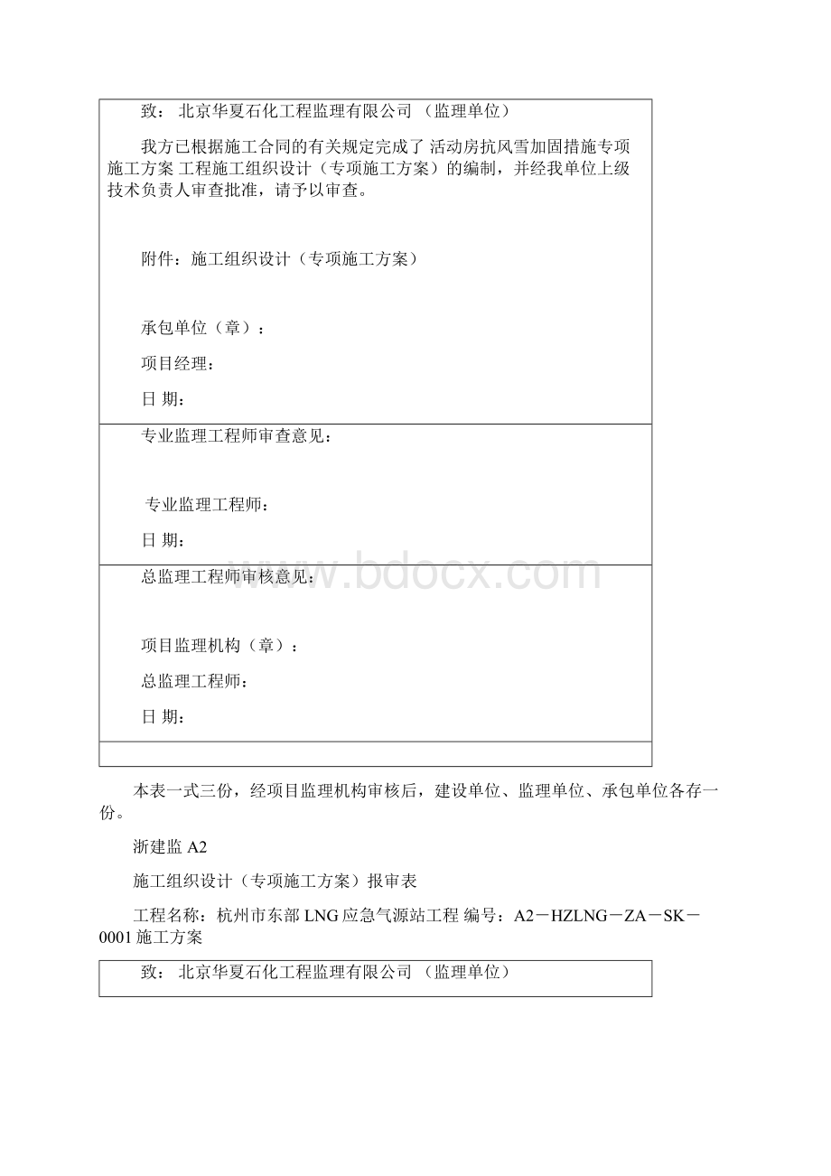 施工组织设计专项施工方案报审表.docx_第3页