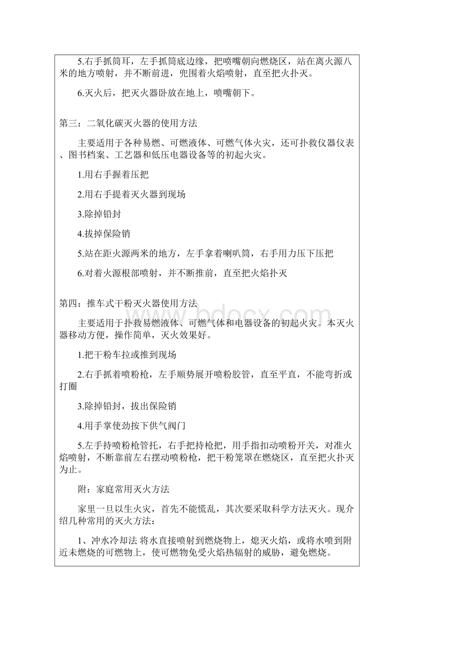 灭火器使用常识Word格式文档下载.docx_第2页