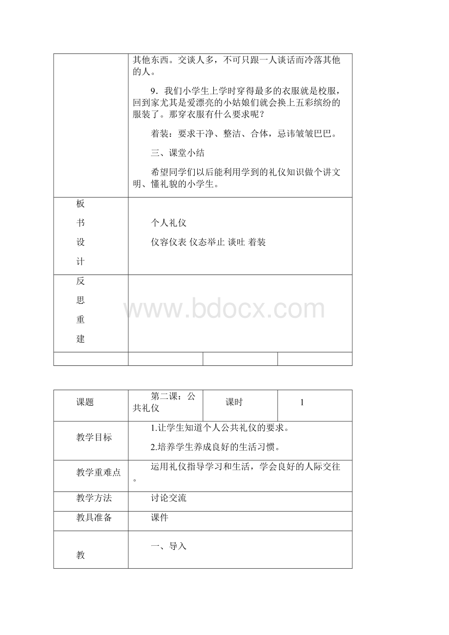 小学生养成教育教案Word下载.docx_第3页