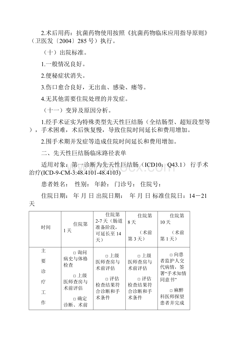 小儿外科4个病种临床路径.docx_第3页