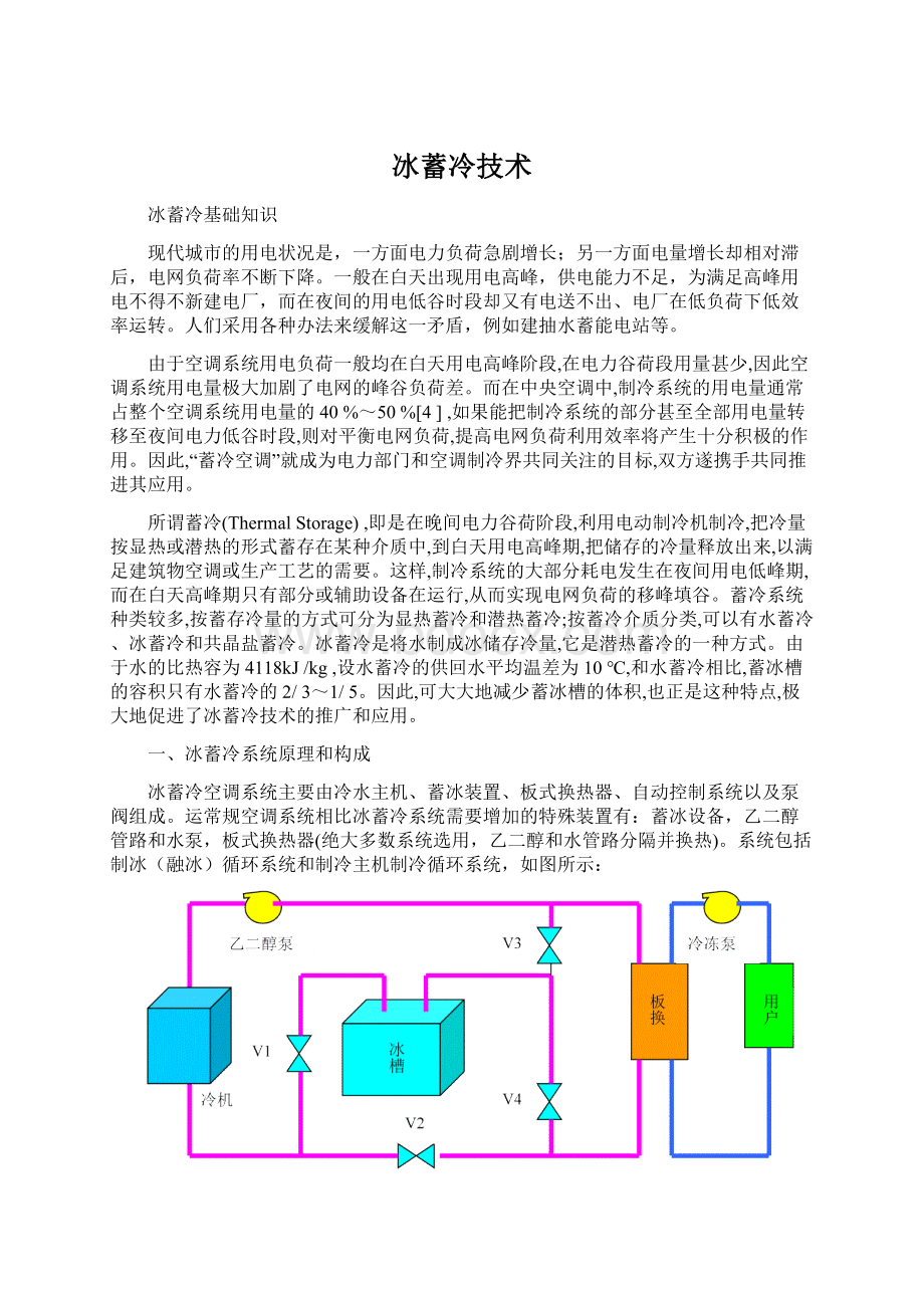 冰蓄冷技术文档格式.docx