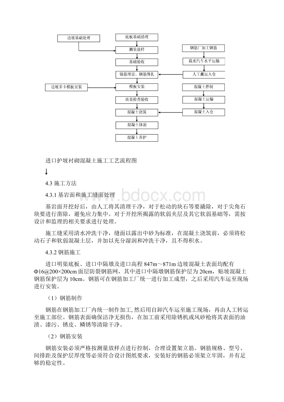 进口护坡衬砌砼施工措施.docx_第3页