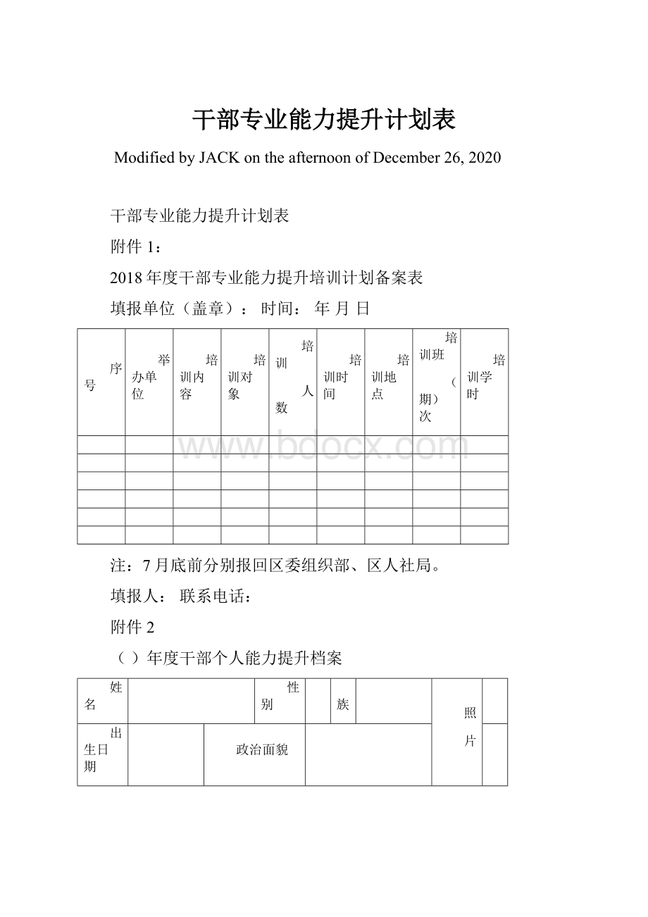 干部专业能力提升计划表.docx