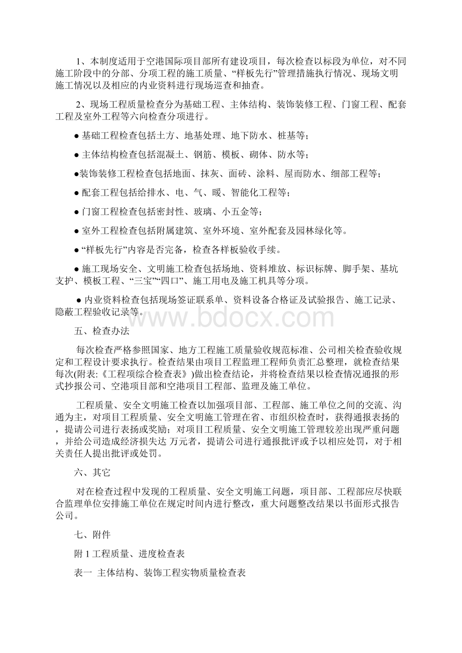 工程施工质量检查及评比制度Word文件下载.docx_第2页