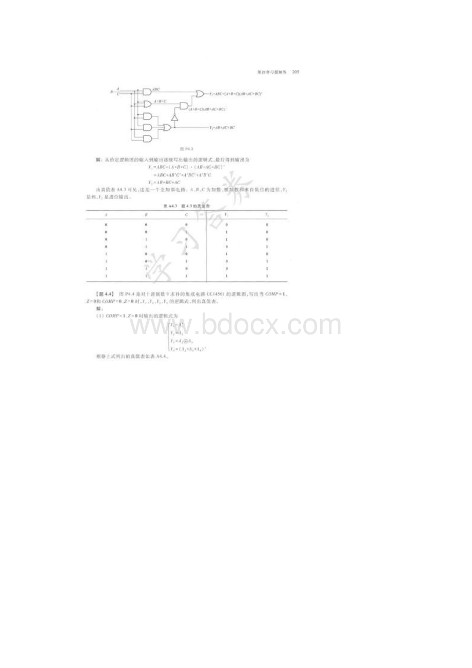 数字电子技术基础数电第六版阎石课后答案第四章.docx_第3页