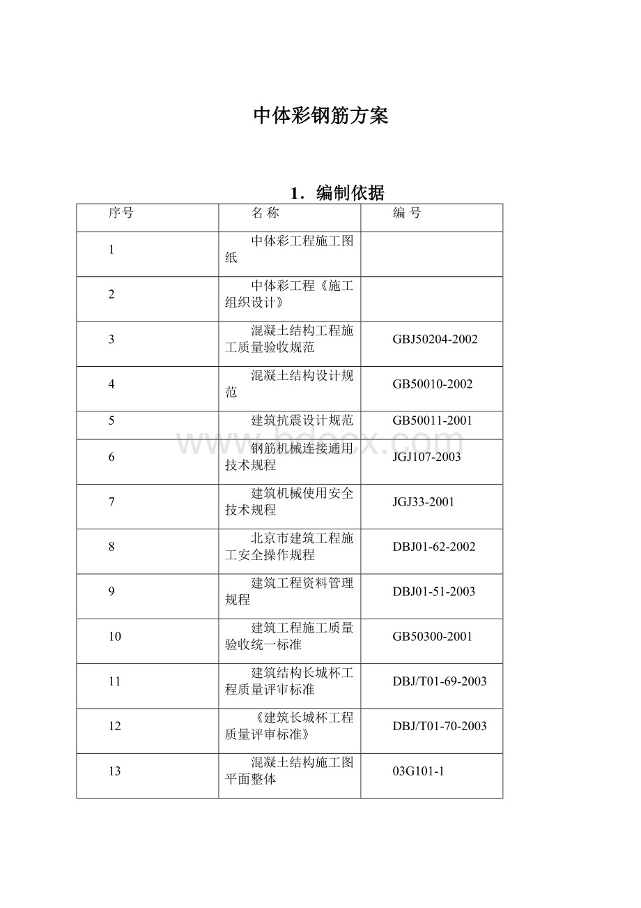 中体彩钢筋方案Word文档下载推荐.docx