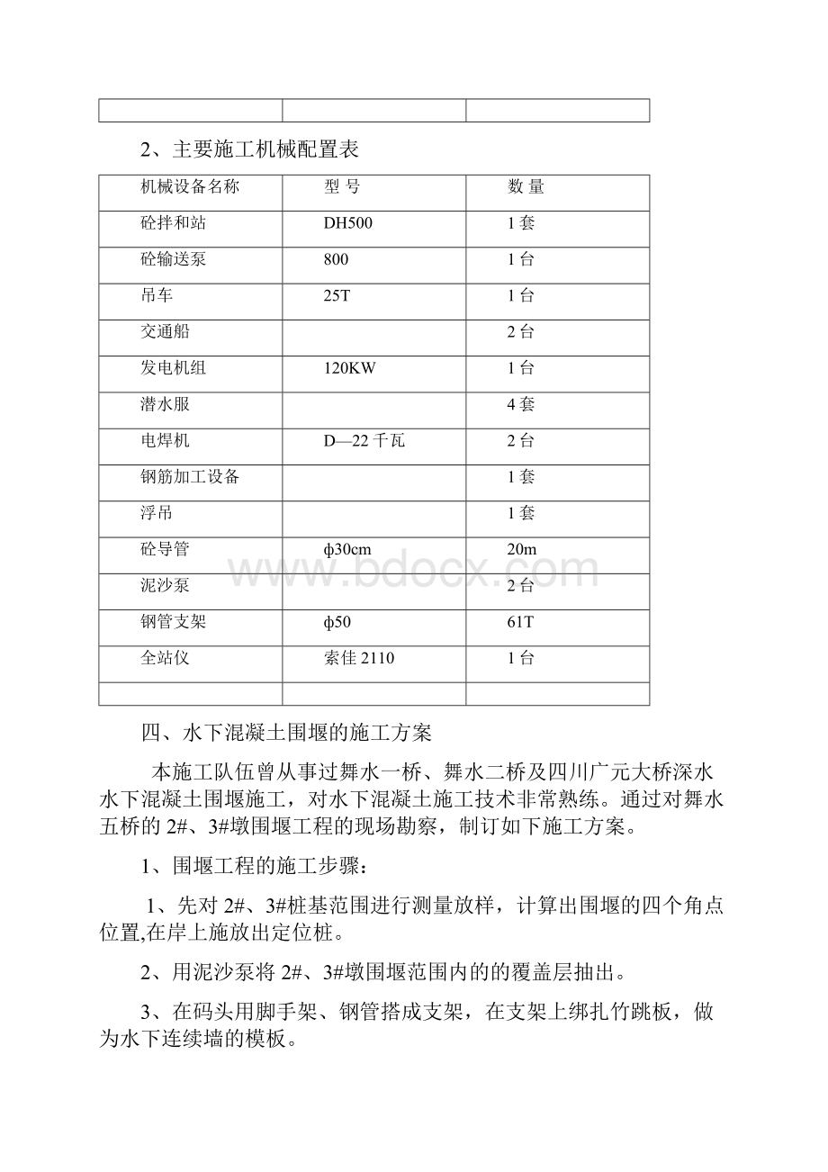 基础水下混凝土围堰施工方案.docx_第3页