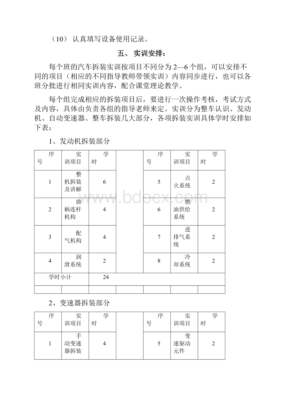 汽车拆装实训指导书Word格式文档下载.docx_第3页