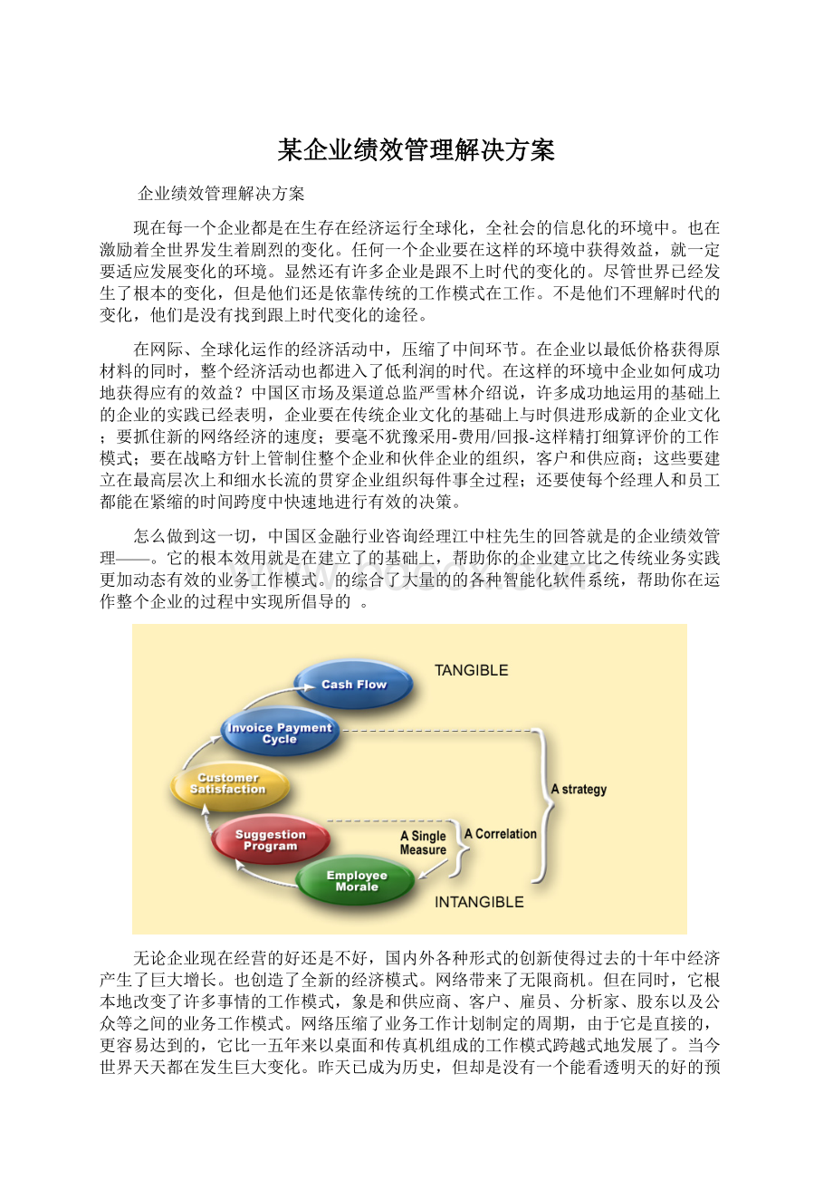 某企业绩效管理解决方案.docx_第1页