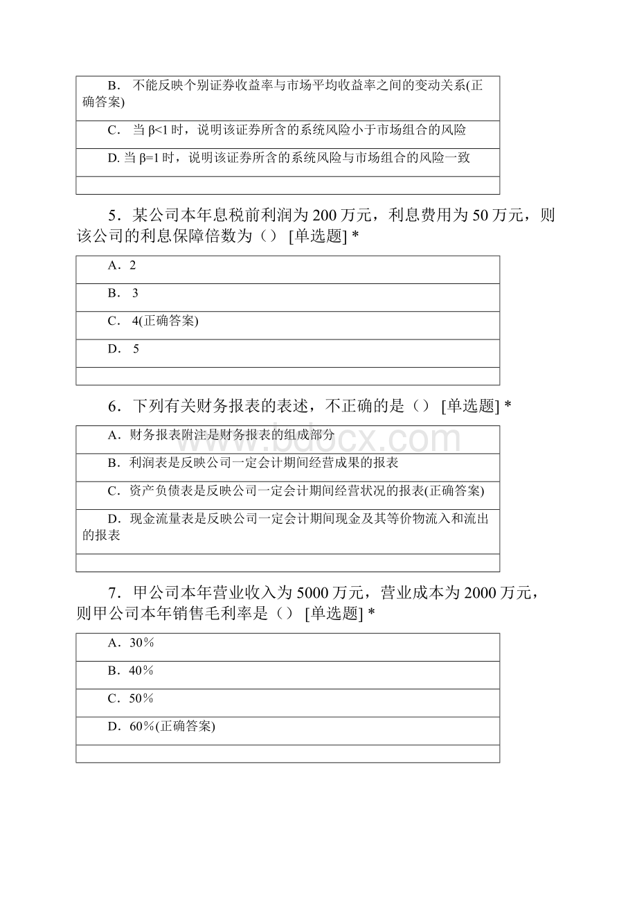 湖南理工学院工程管理专业学年第一学期财务管理学模拟测试Word文件下载.docx_第2页