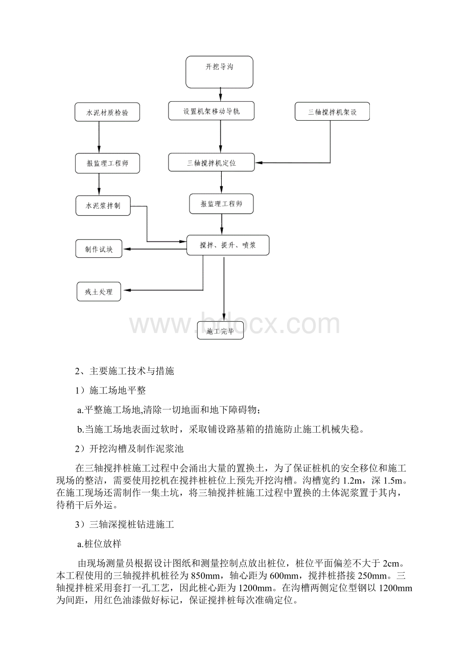 止水桩三轴深搅桩施工方案.docx_第3页