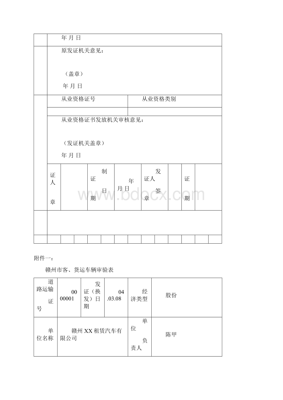 营业性道路运输驾驶员从业资格证申请登记表.docx_第3页