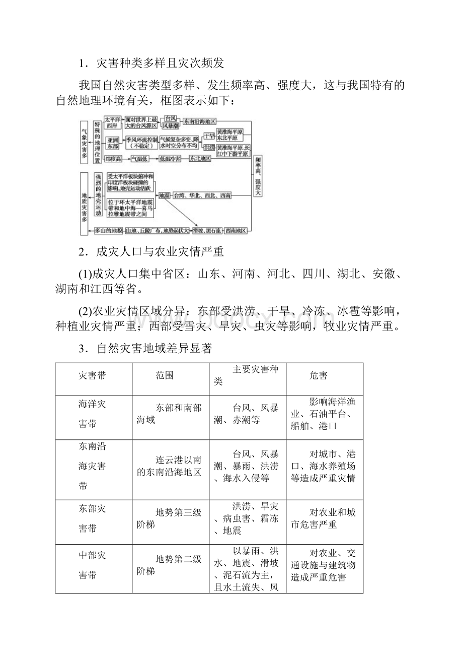 高考地理新一轮复习 第二十章 第45讲 中国的自然灾害教案.docx_第2页