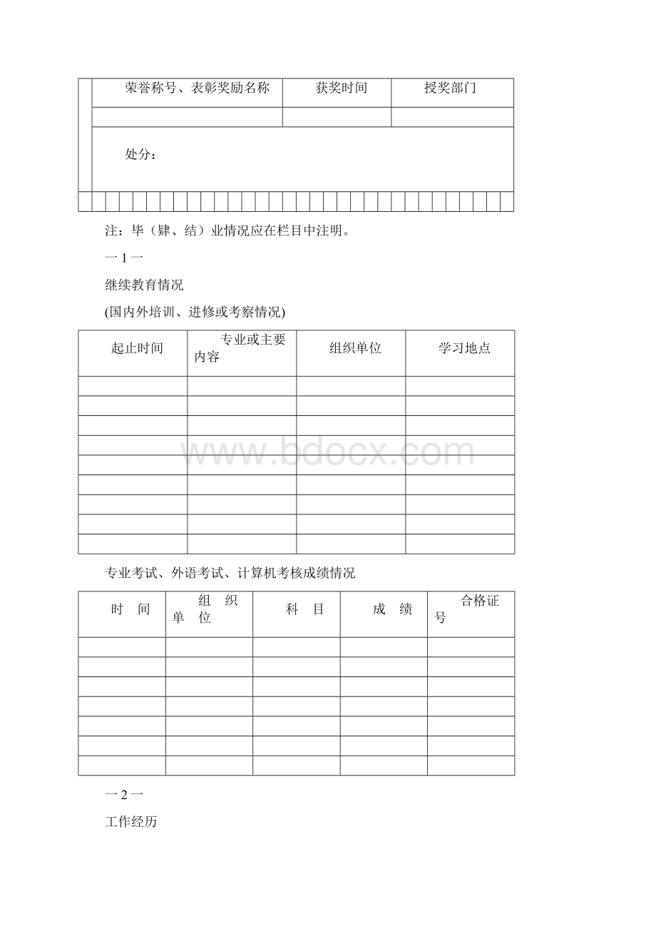 江苏省专业技术资格评审申报表.docx_第3页