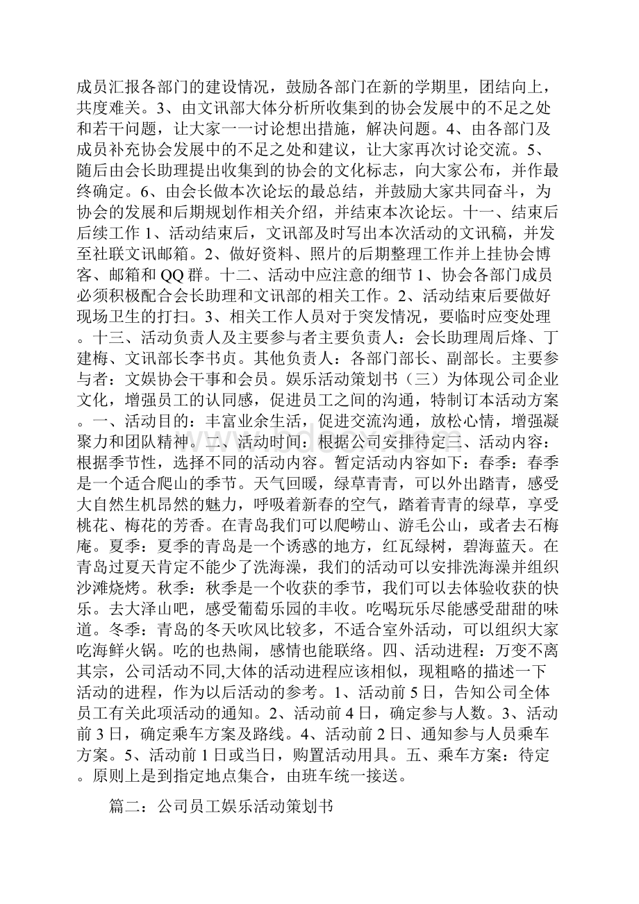 娱乐活动策划.docx_第3页