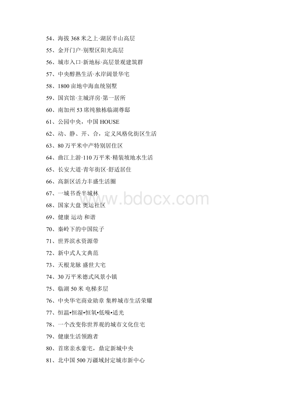 三百例房产项目定位语学习资料.docx_第3页