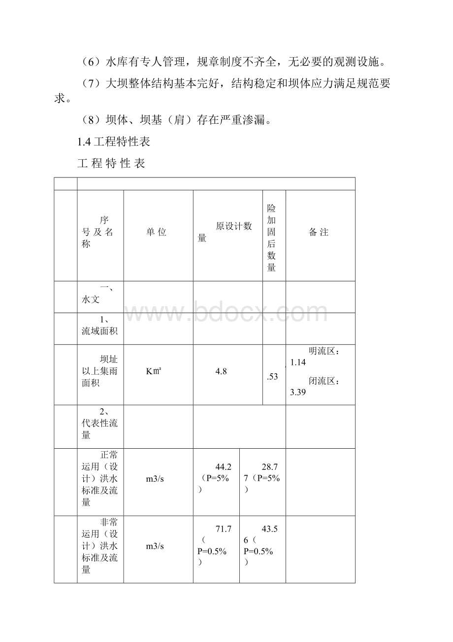 贵州省贵阳市修文县后洞水库除险加固设计报告Word格式.docx_第3页