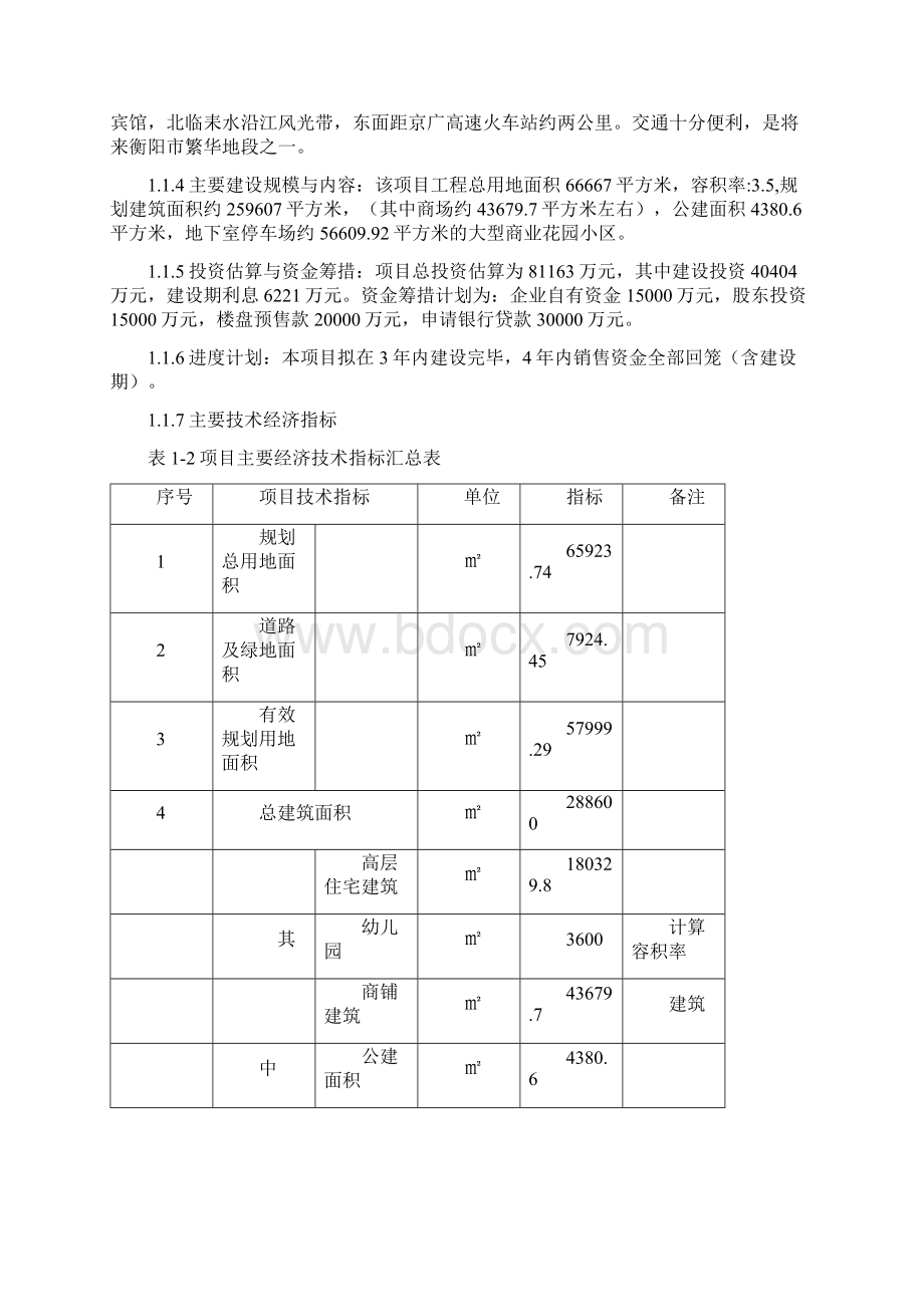 东方明珠房地产项目可行性研究报告doc 21页Word格式.docx_第2页