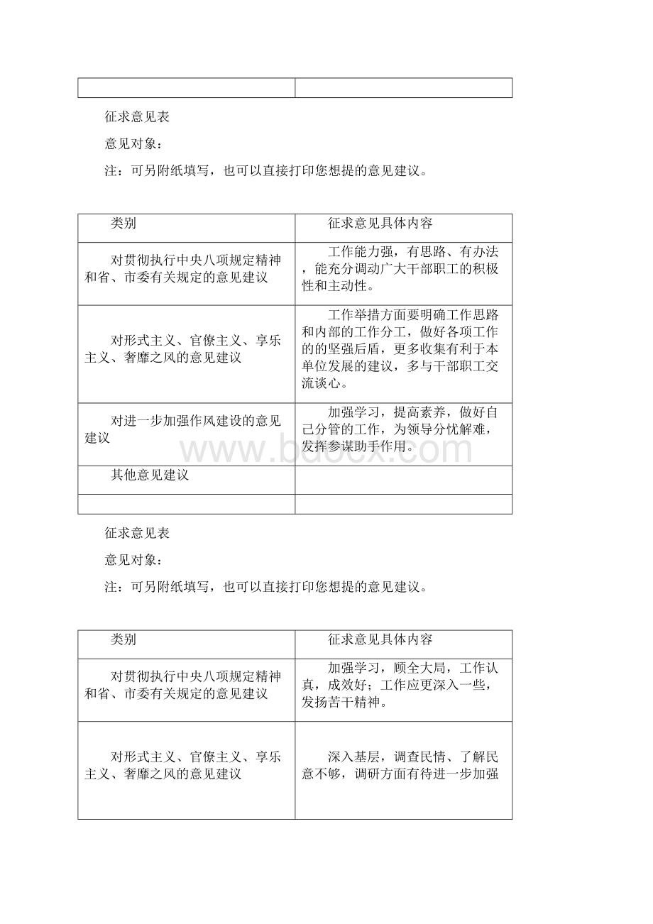 党风廉政建设征求意见汇总.docx_第2页