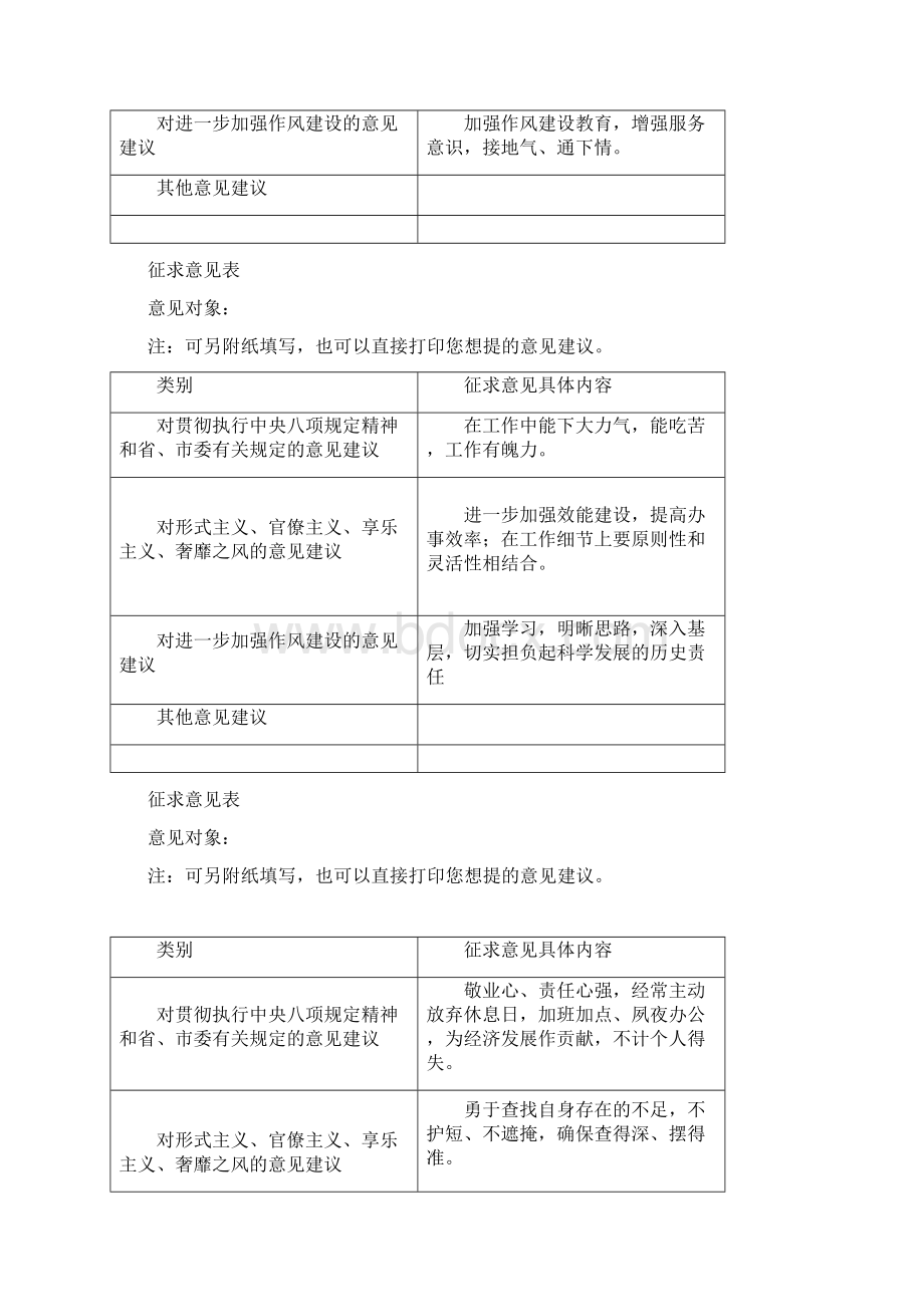 党风廉政建设征求意见汇总.docx_第3页