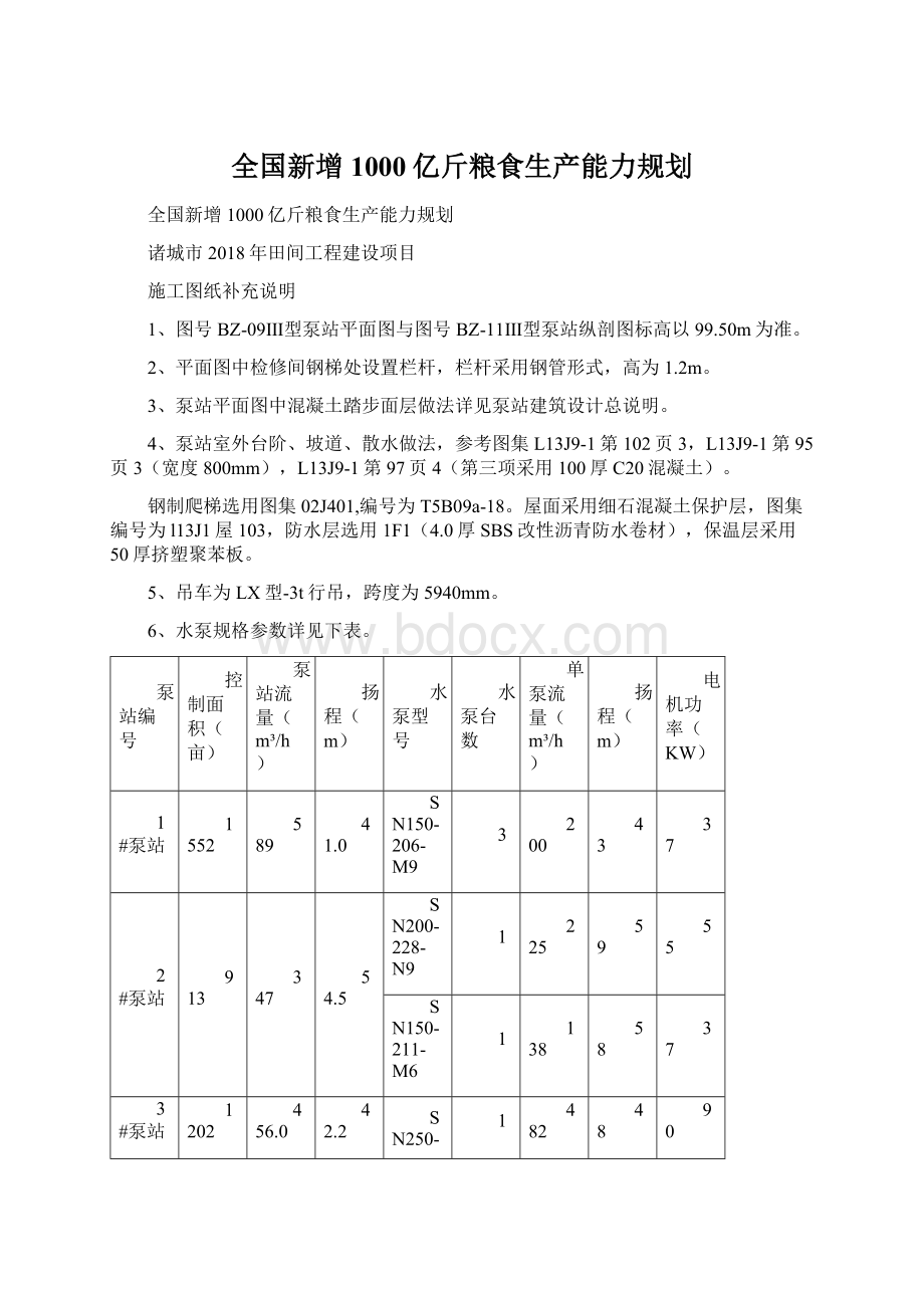 全国新增1000亿斤粮食生产能力规划.docx