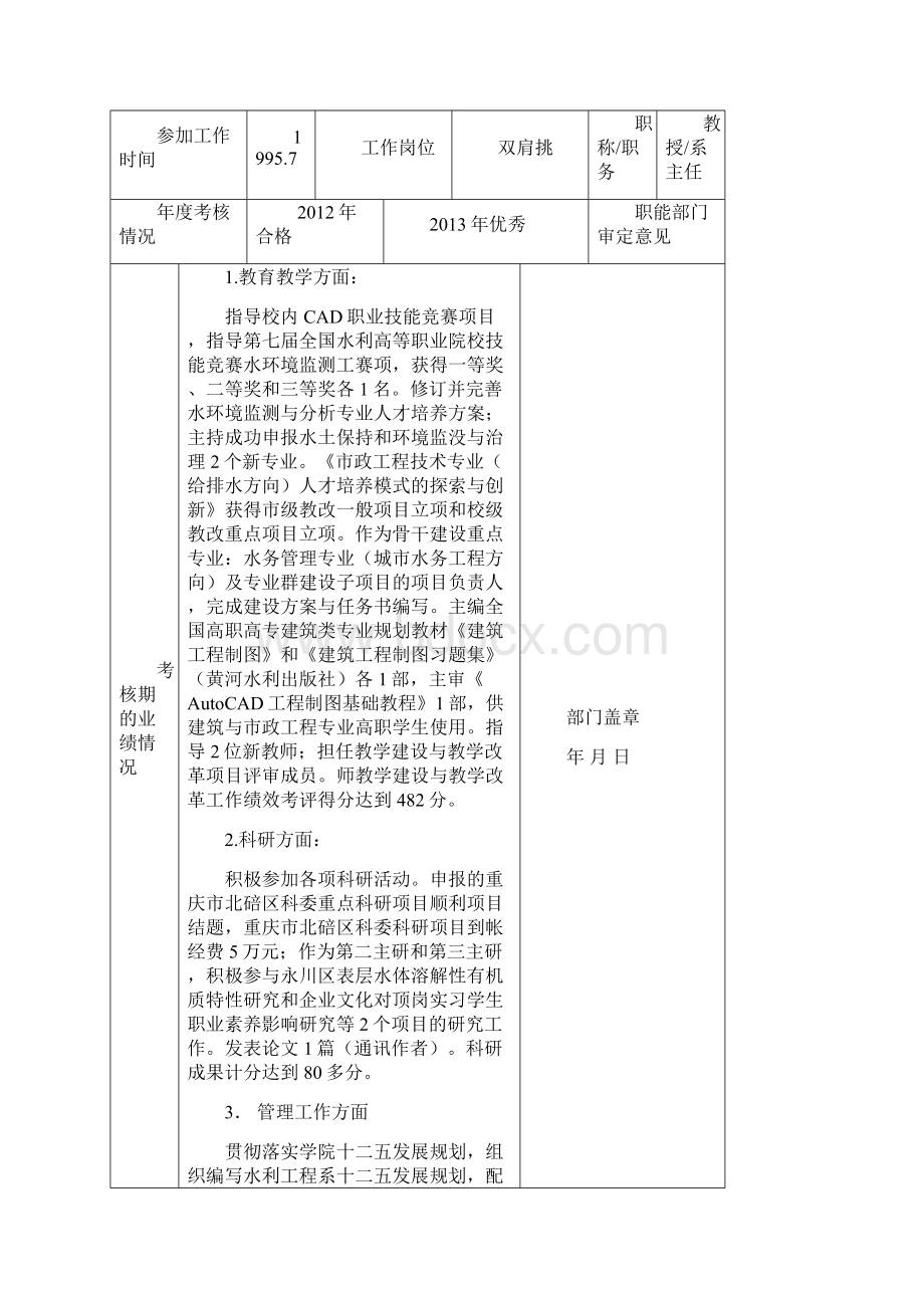 度优秀教育管理工作者申报材料公示Word文件下载.docx_第3页