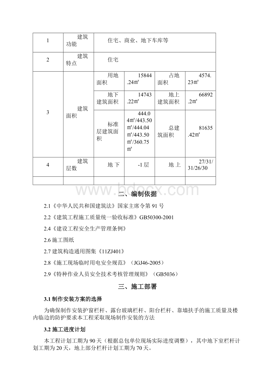 栏杆工程施工方案.docx_第2页