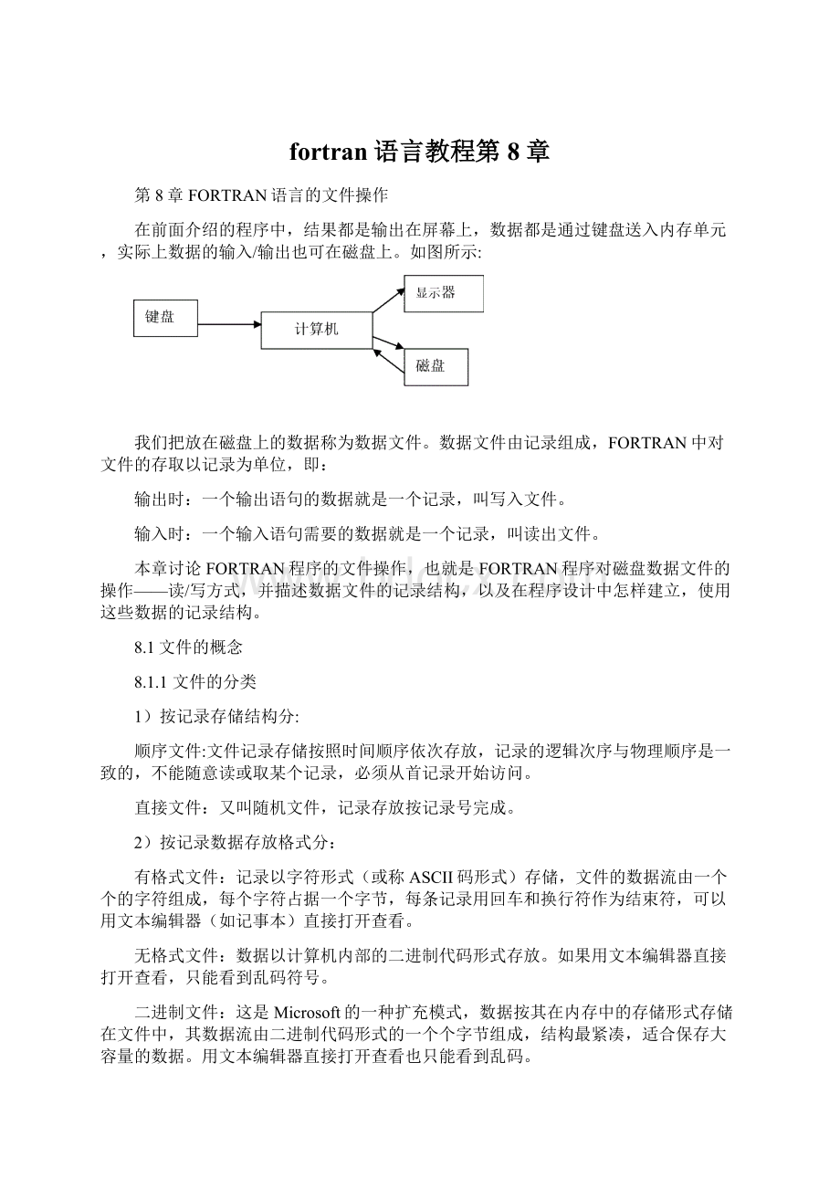 fortran语言教程第8章Word文件下载.docx