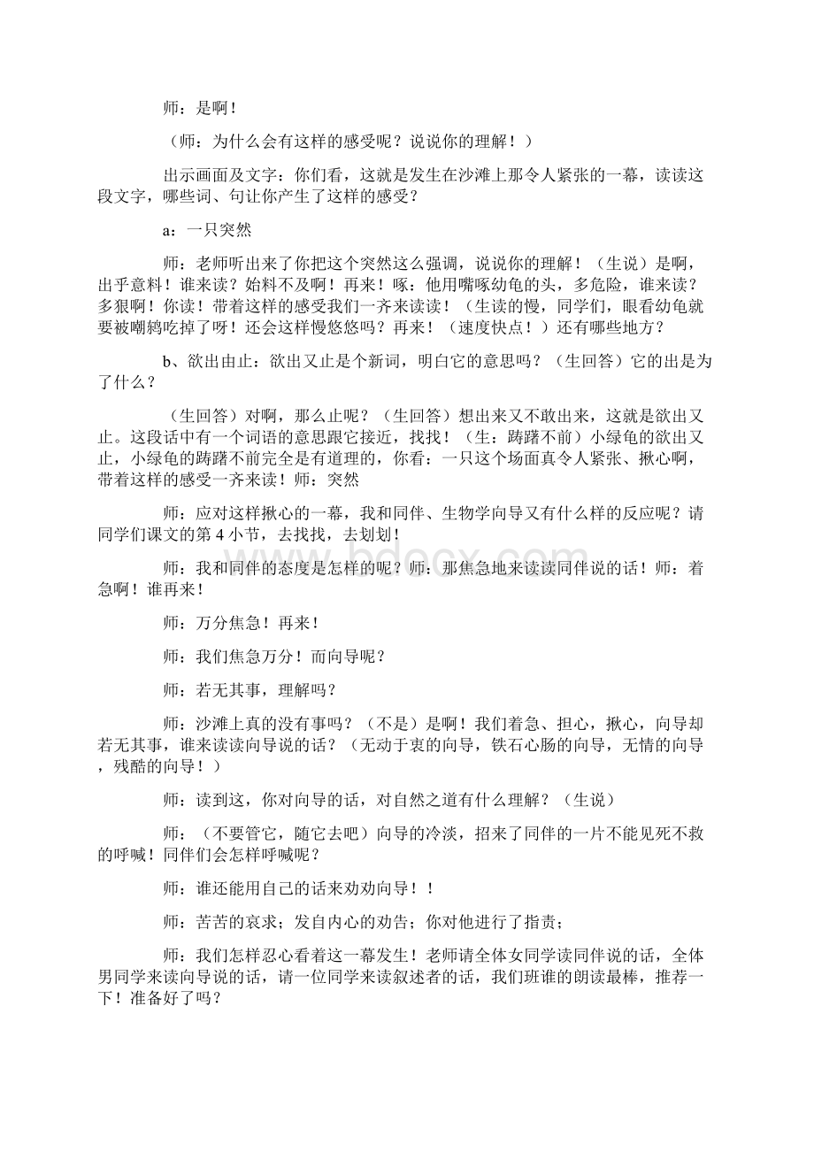 自然之道教学实录6篇Word格式文档下载.docx_第2页