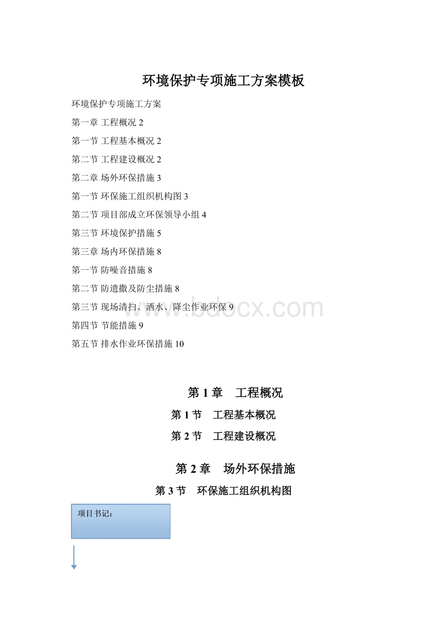 环境保护专项施工方案模板.docx