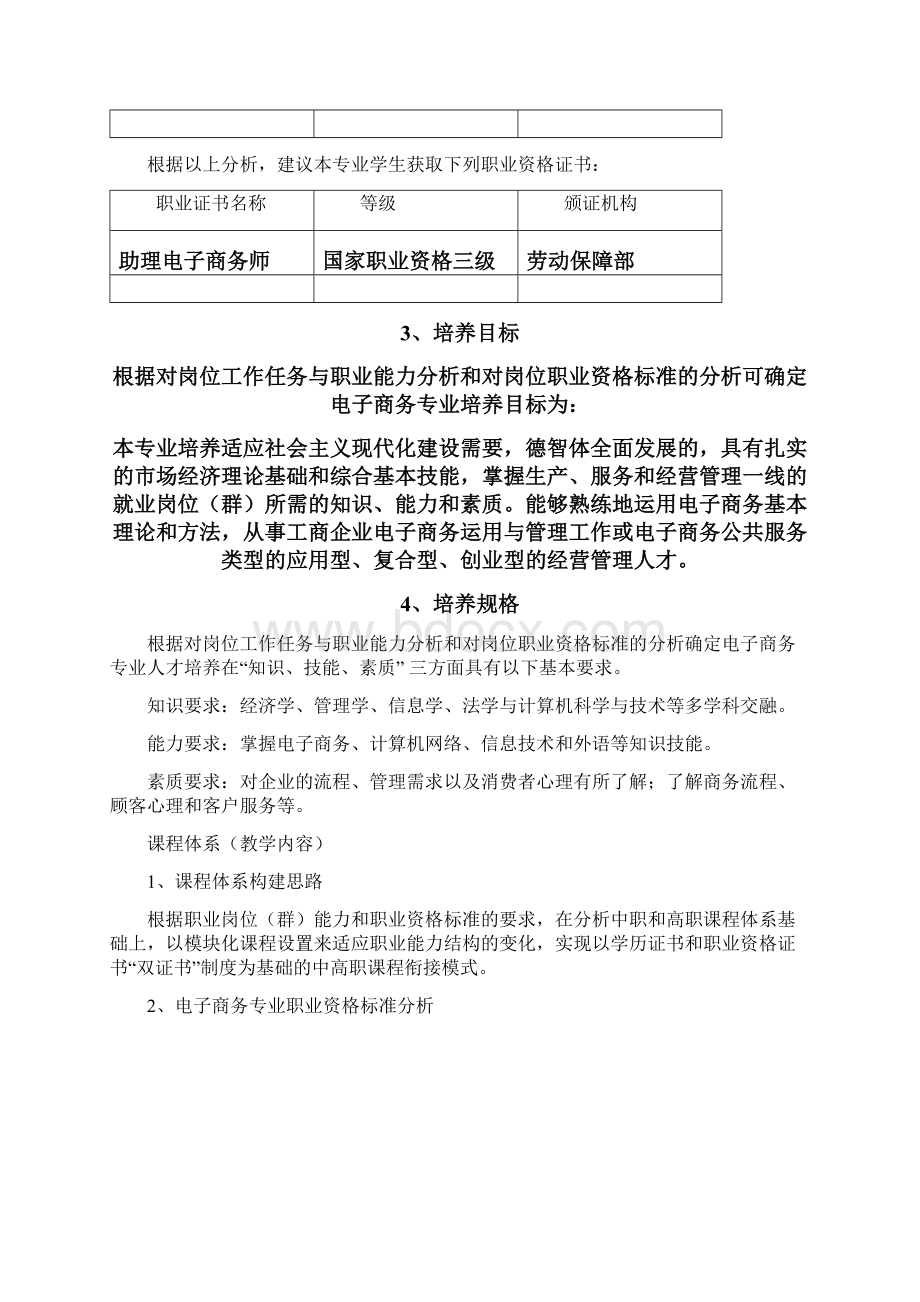 电子商务专业教学标准Word格式文档下载.docx_第3页