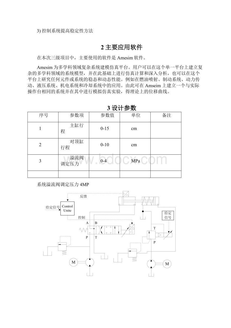 带负载阀控缸系统频域稳定性分析研究Word下载.docx_第2页