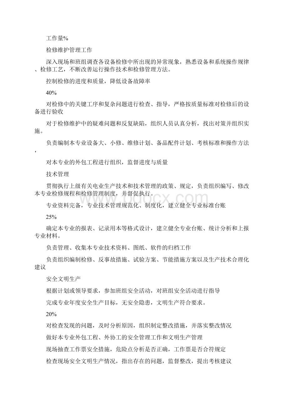 精选电厂检修部信息专工岗位职责Word下载.docx_第3页