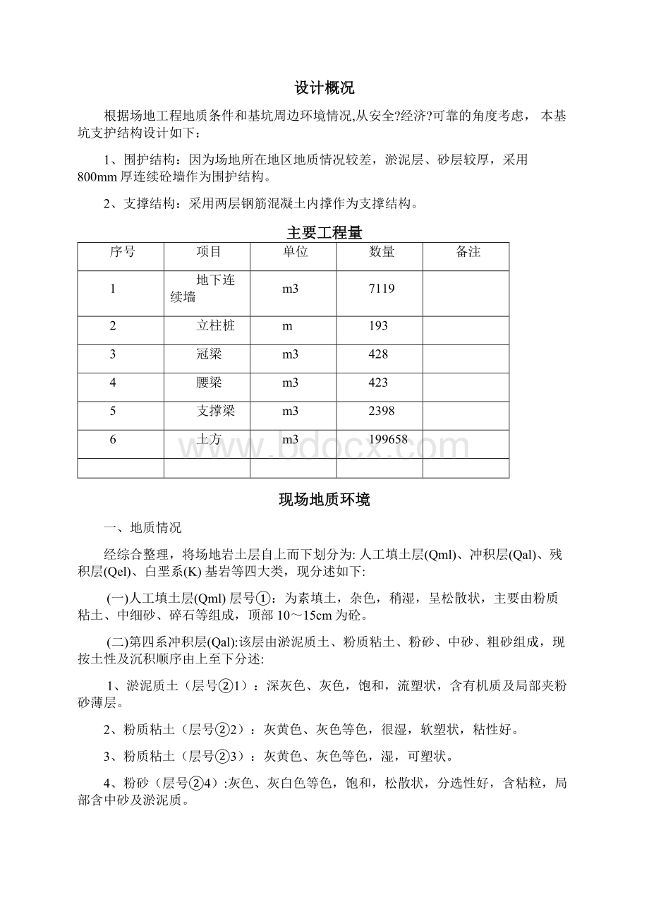 土方工程及地下连续墙施组技术标Word下载.docx_第3页