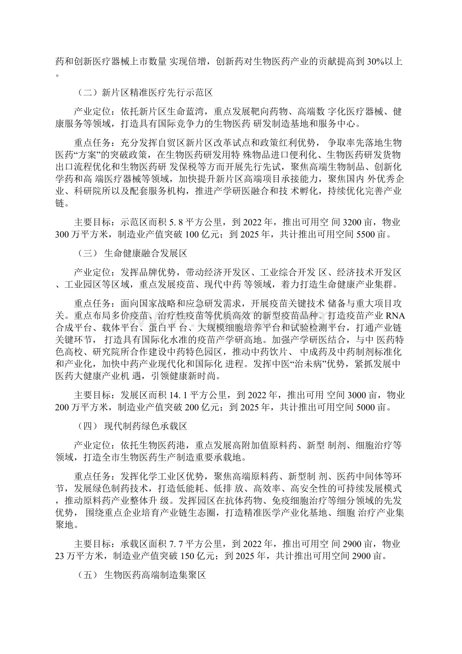 生物医药产业园区特色化发展规划方案Word文件下载.docx_第2页