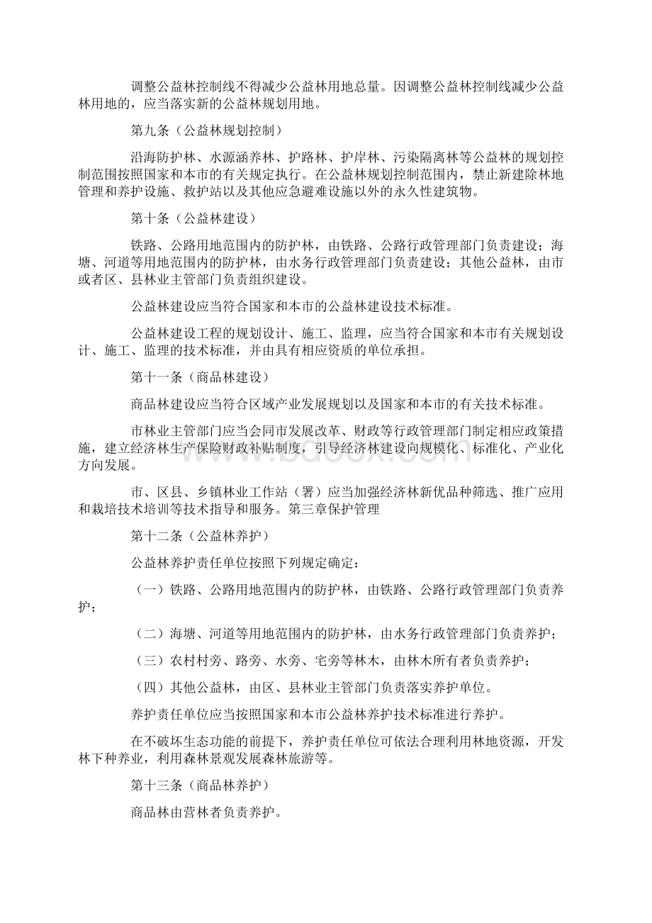 上海市森林管理规定Word格式文档下载.docx_第3页